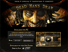 Tablet Screenshot of deadmansdrawgame.com